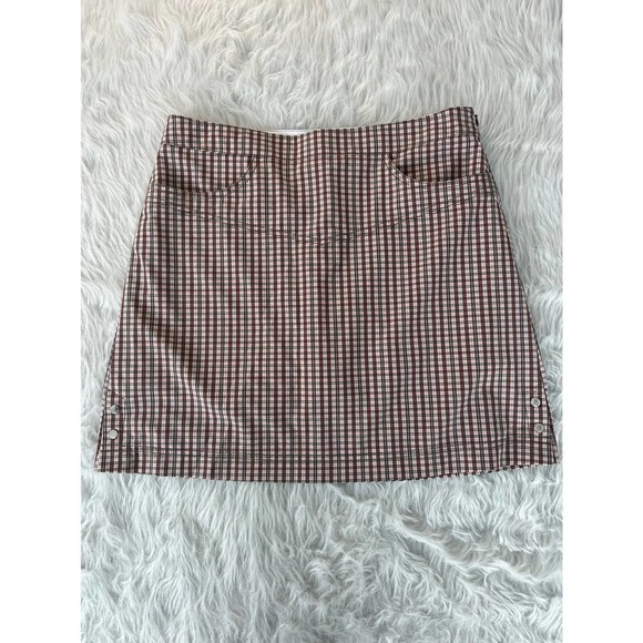 Annika checkered plaid tennis skort size US 8 mini skirt - Picture 1 of 4